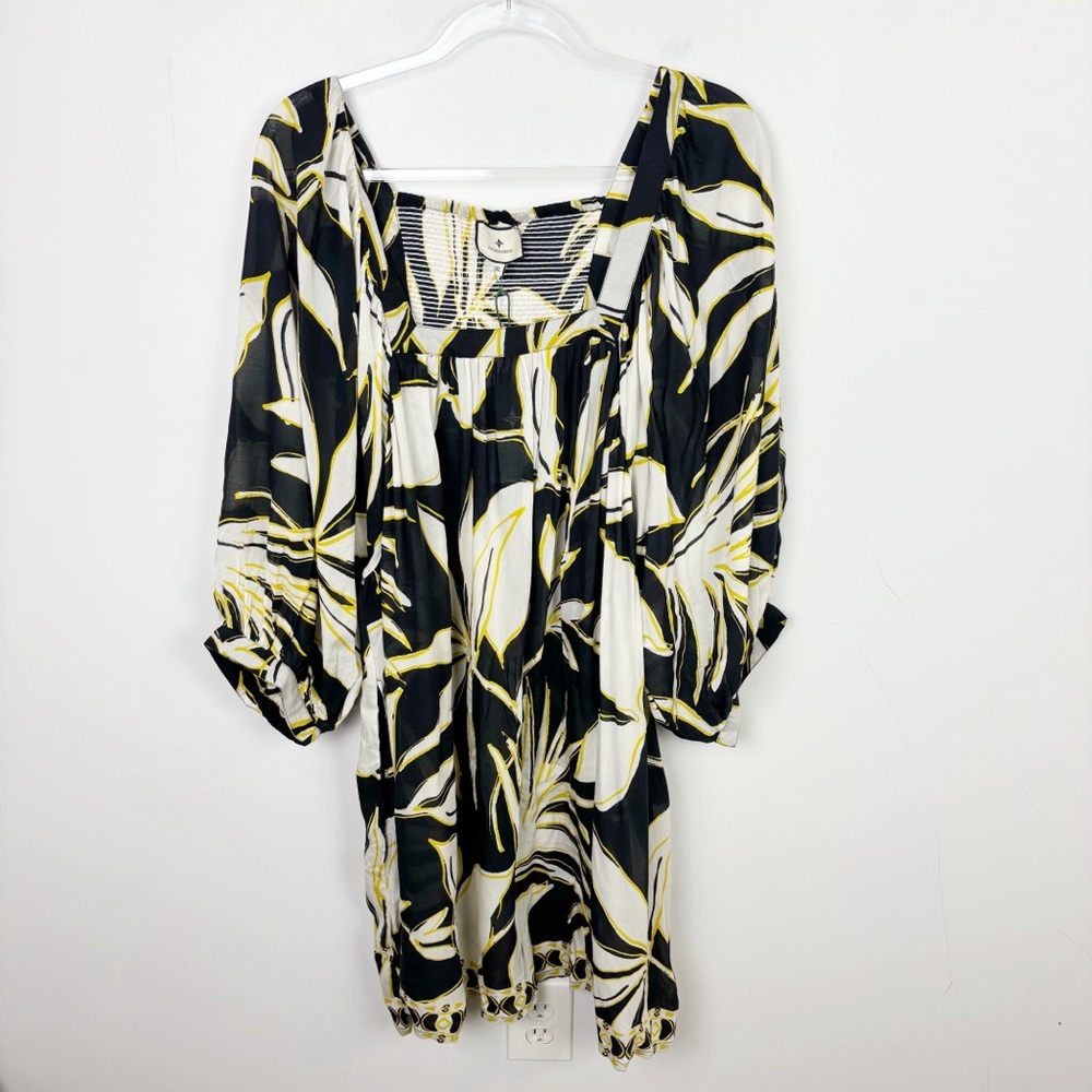 Tuckernuck Beach Mod Iris Balloon Sleeve Coverup Caftan Dress Size 3X - Picture 2 of 11